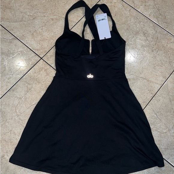 Alo tennis Alosoft Showcase Dress Black XS. Sold out in stores & online $118 - Picture 11 of 16